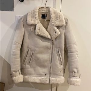 Bershka shearing biker jacket